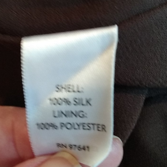 Small silk j Jill blouses long sleeve barely worn - Picture 4 of 7